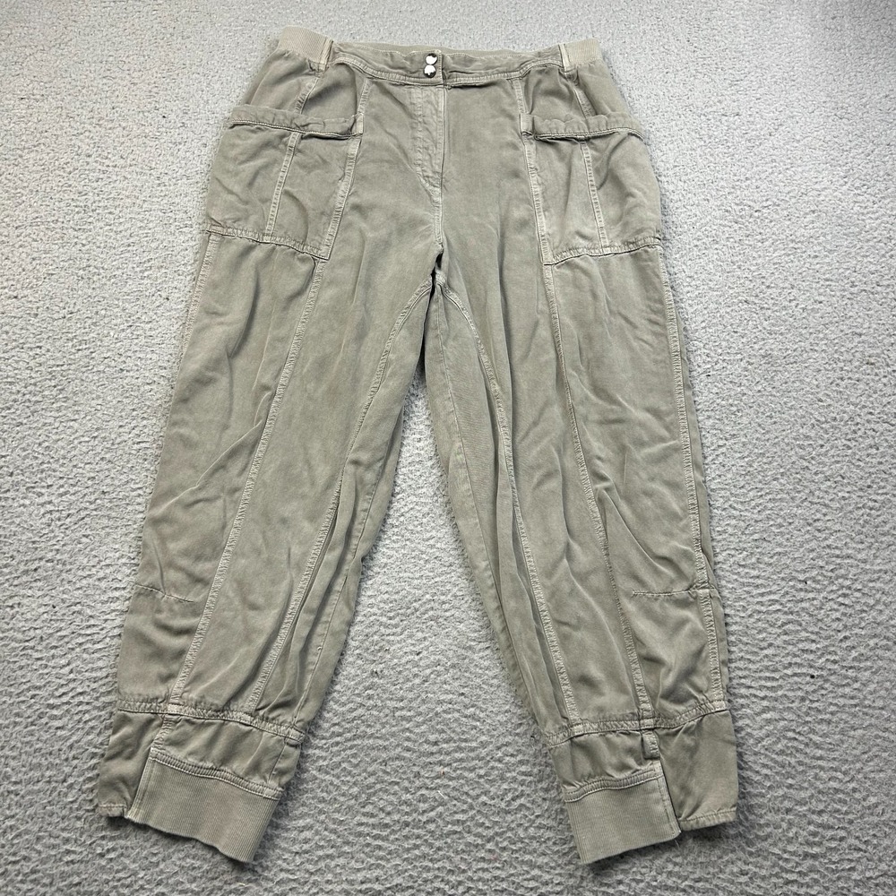 Daily Practice Anthropologie Women's Easy Going Trousers Cargo Utility Pants M
